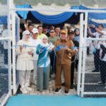 Gubernur Kalsel H.Muhidin Beserta Istri Hj.Fathul Jannah Resmikan Lapangan Tenis Binda Banjarbaru