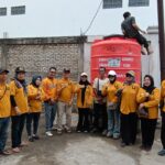 Hanura DPC Banjarmasin Gandeng PAM Bandarmasih Salurkan Air Bersih, Warga Jalan Irian Sambut Antusias